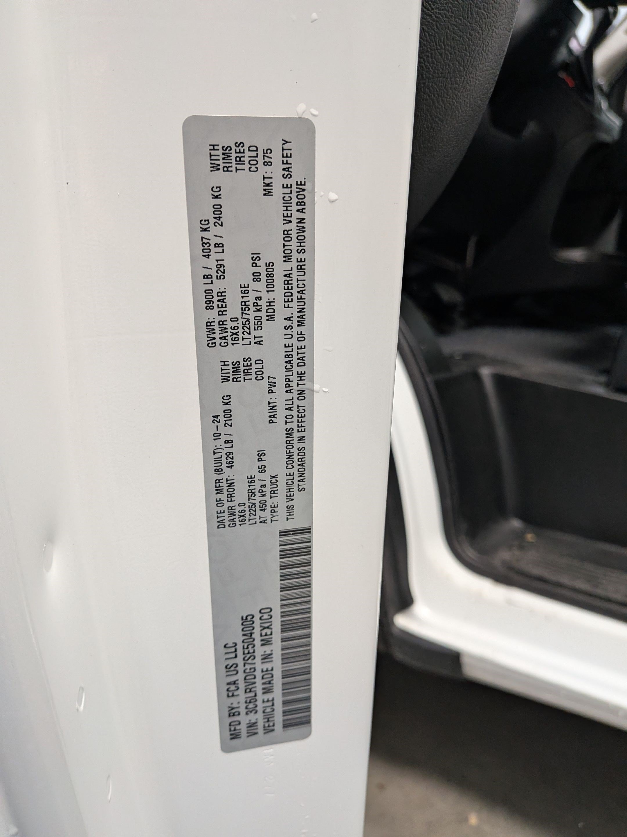 Used 2025 Bright White Clearcoat Ram Tradesman image 32
