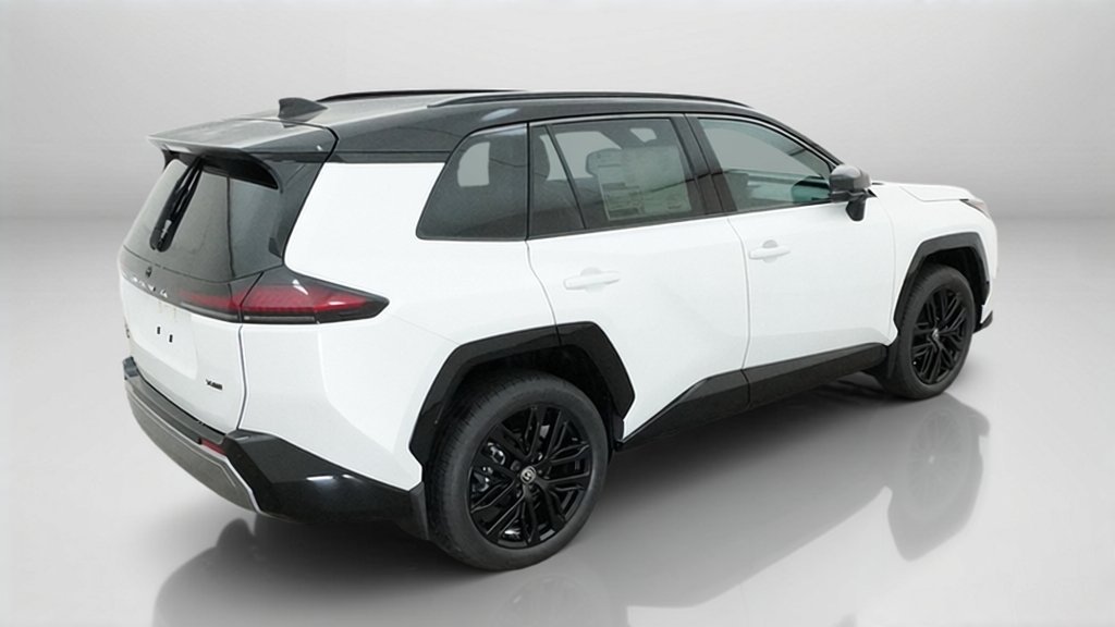 New 2026 Wind Chill Pearl with Midnight Black Metallic roof Toyota XSE image 9
