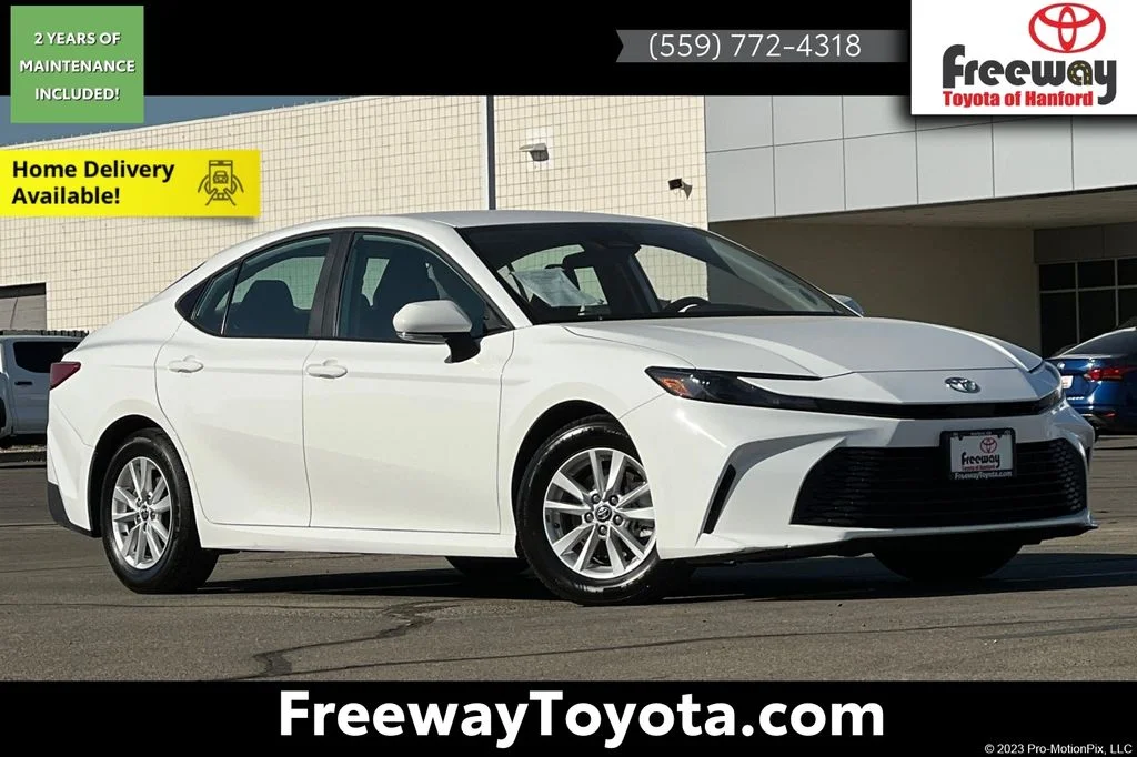 Used 2025 White Toyota LE image 1