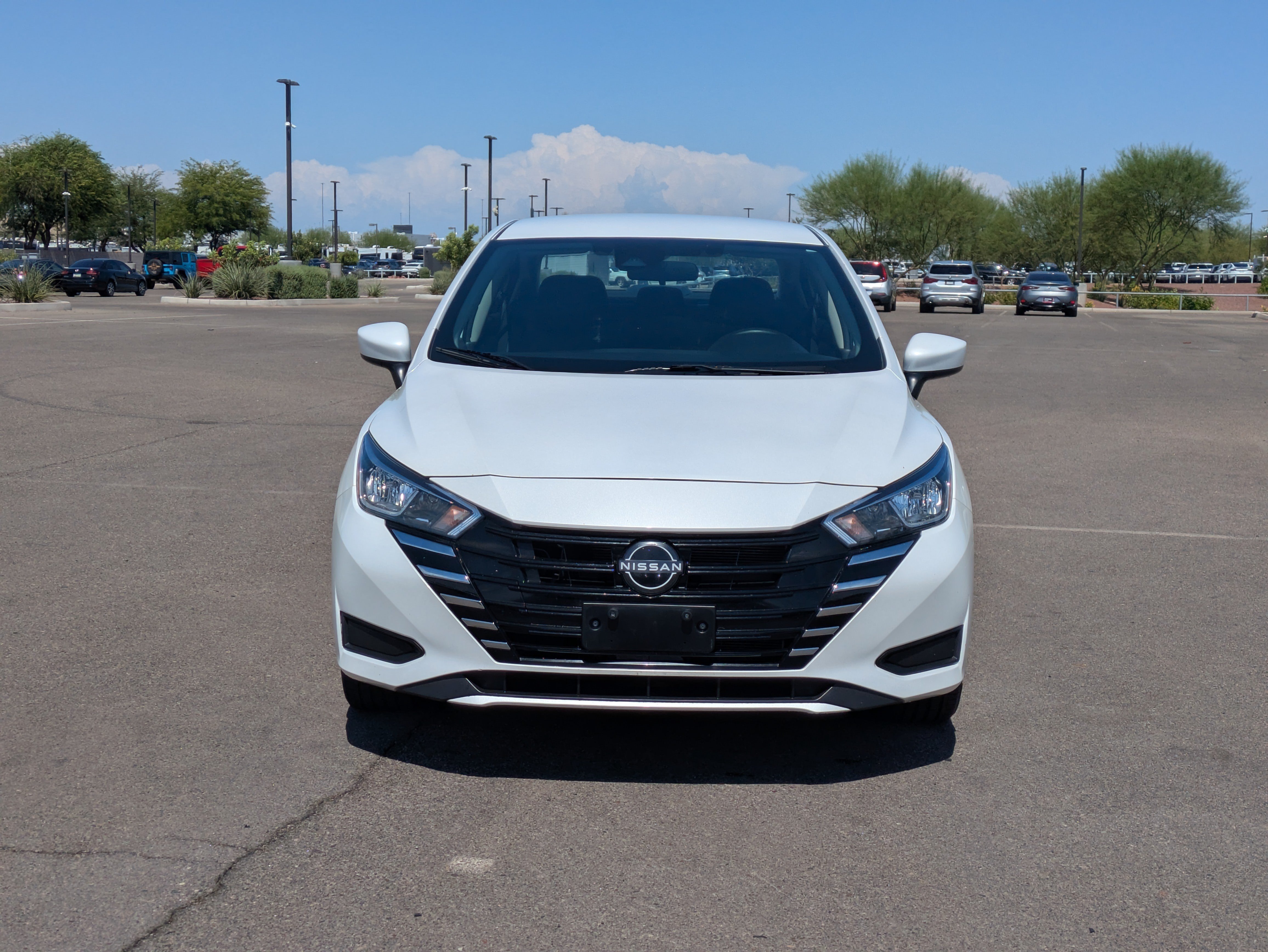 Used 2024 Aspen White Tricoat Nissan SV image 8