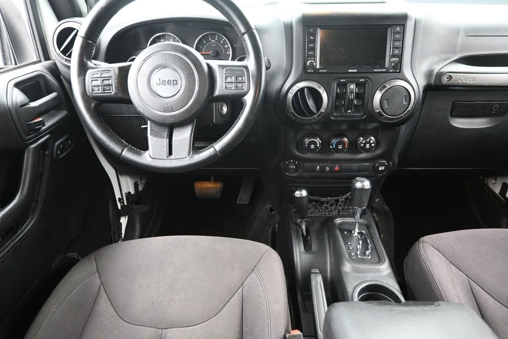 Used 2014 White Jeep Unlimited Sport image 14