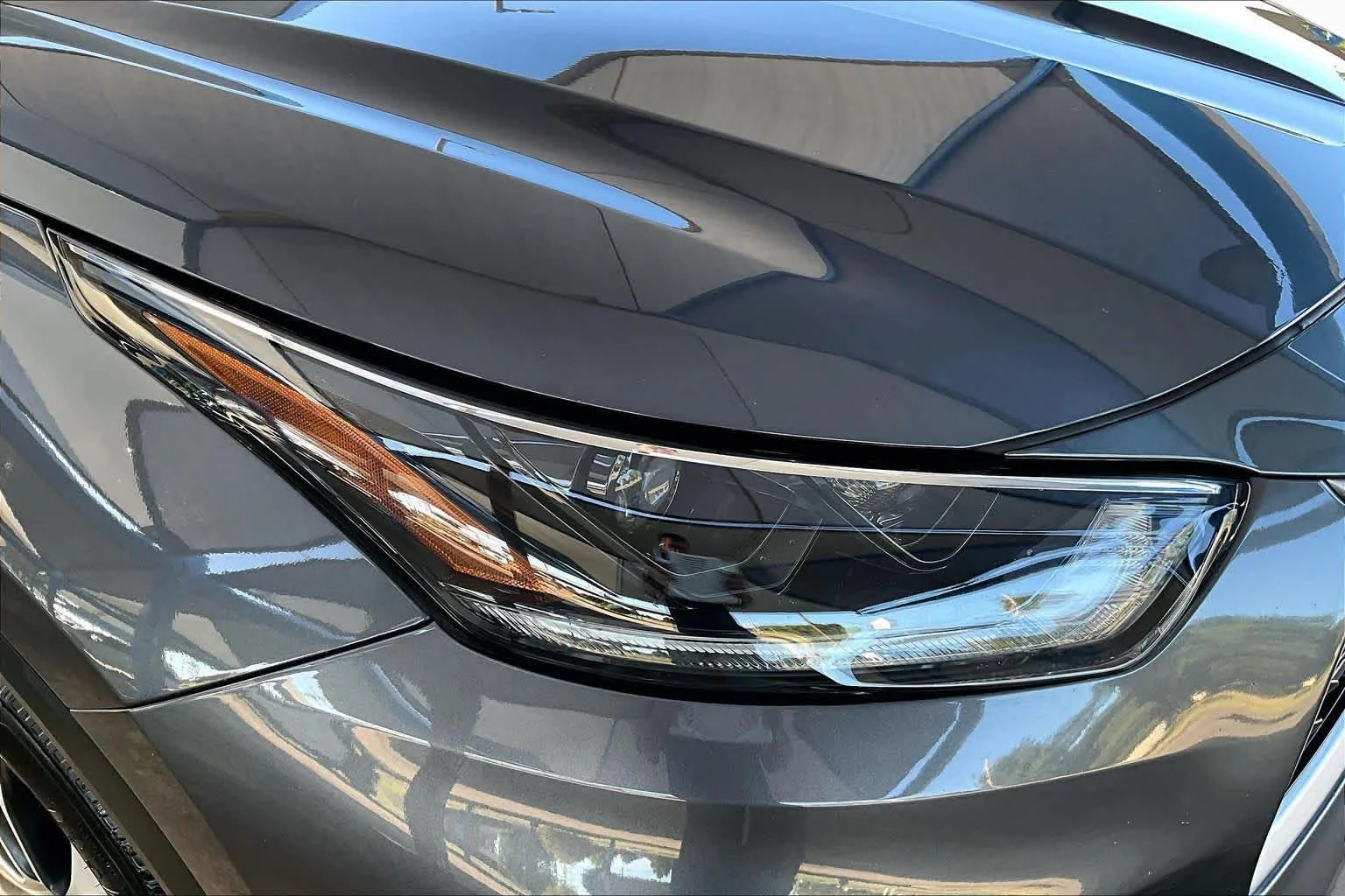 Used 2021 Magnetic Gray Metallic Toyota XLE image 28
