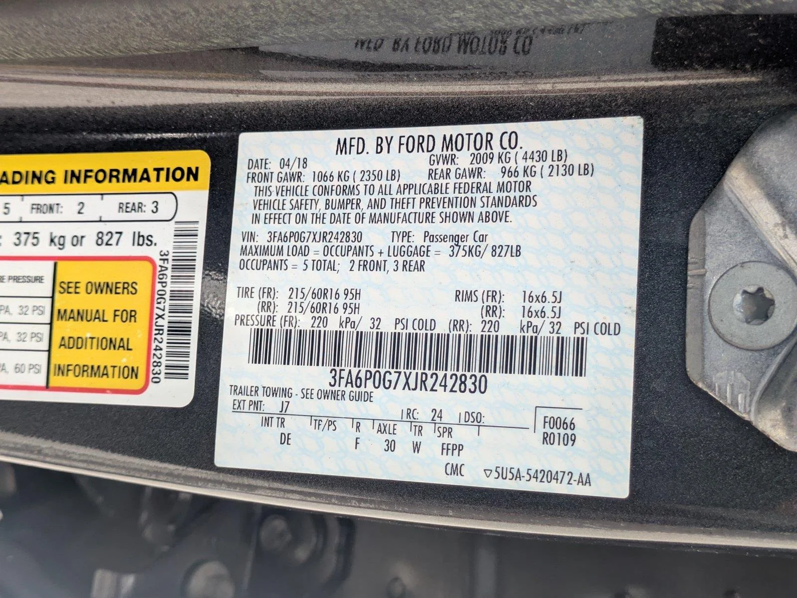 Used 2018 Gray Ford S image 21