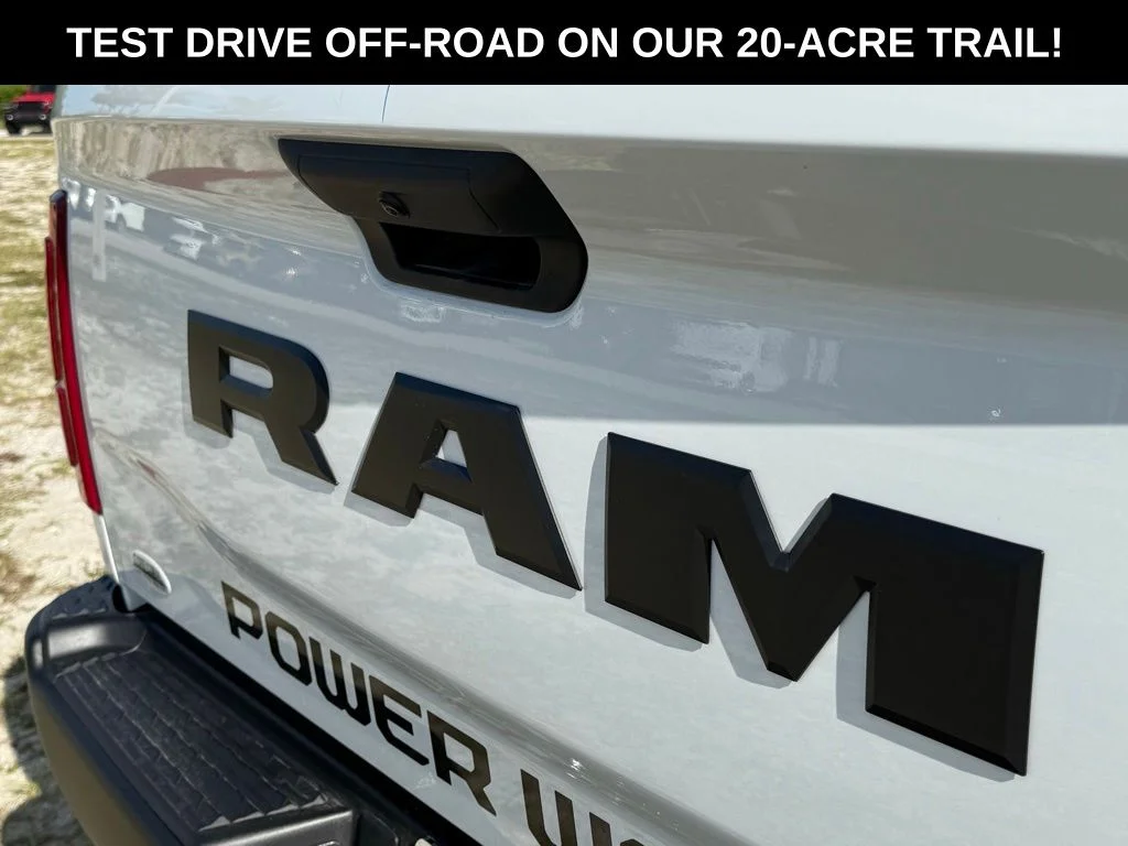 New 2026 Bright White Clear-Coat Exterior Paint RAM Power Wagon image 36