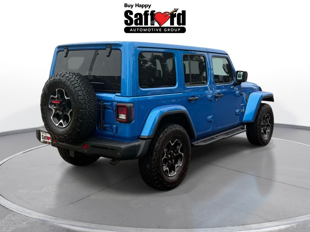Used 2022 Blue Jeep Unlimited Sahara image 9