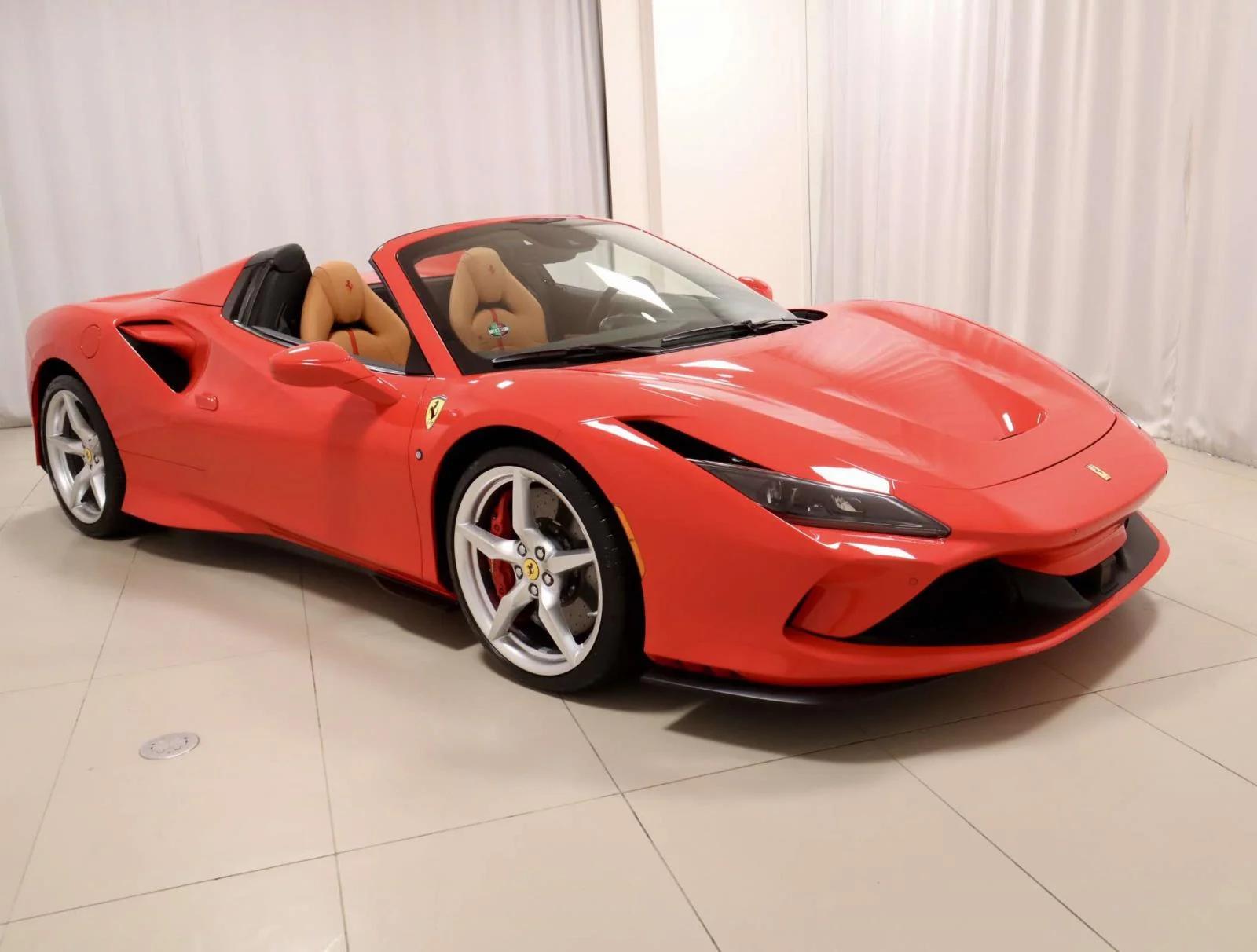 Used 2022 Rosso Corsa Ferrari Convertible image 7
