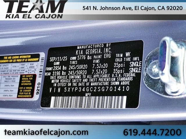 Used 2025 Silver Kia EX FWD image 35