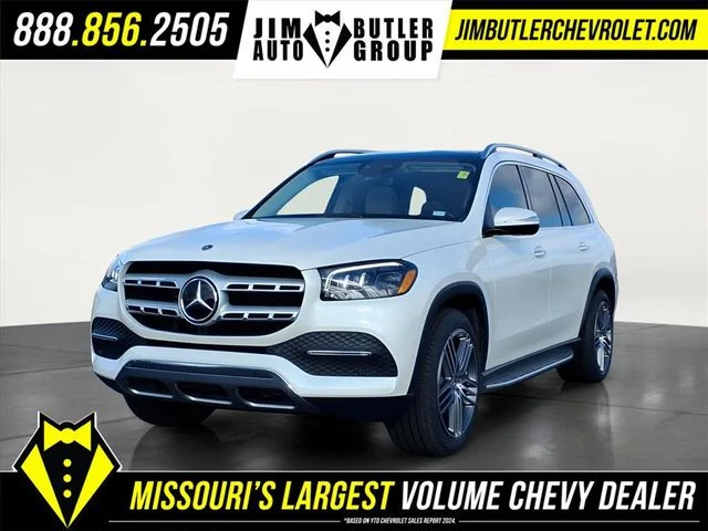 Used 2022 White Mercedes-Benz GLS 450 image 1