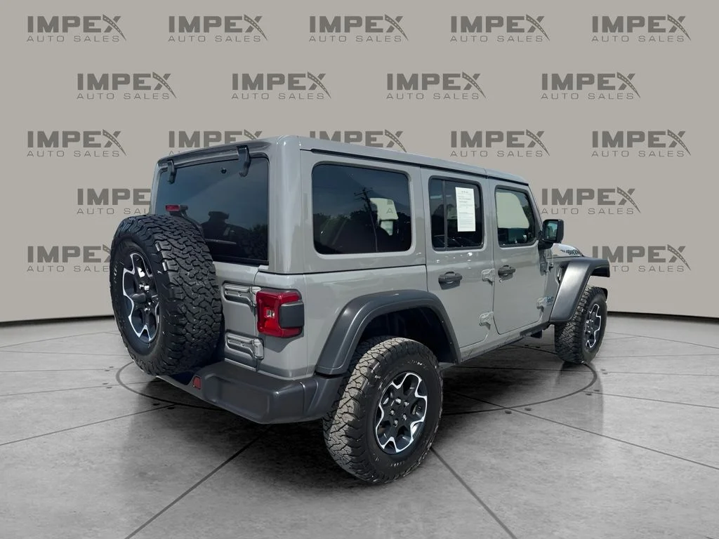 Used 2023 Gray Jeep Rubicon 4xe image 5