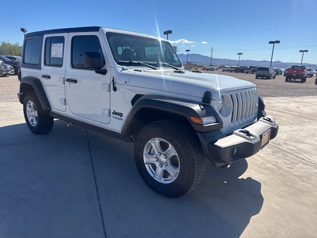 Certified Used 2022 White Jeep Unlimited Sport S image 6