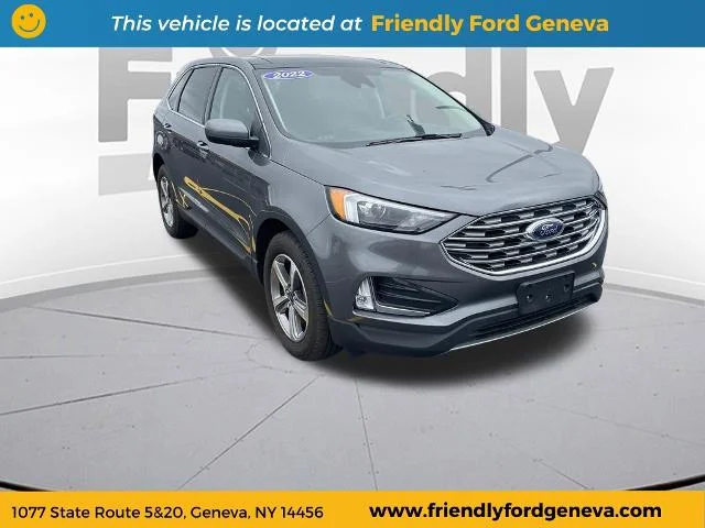 Certified Used 2022 Gray Metallic Ford SEL image 3