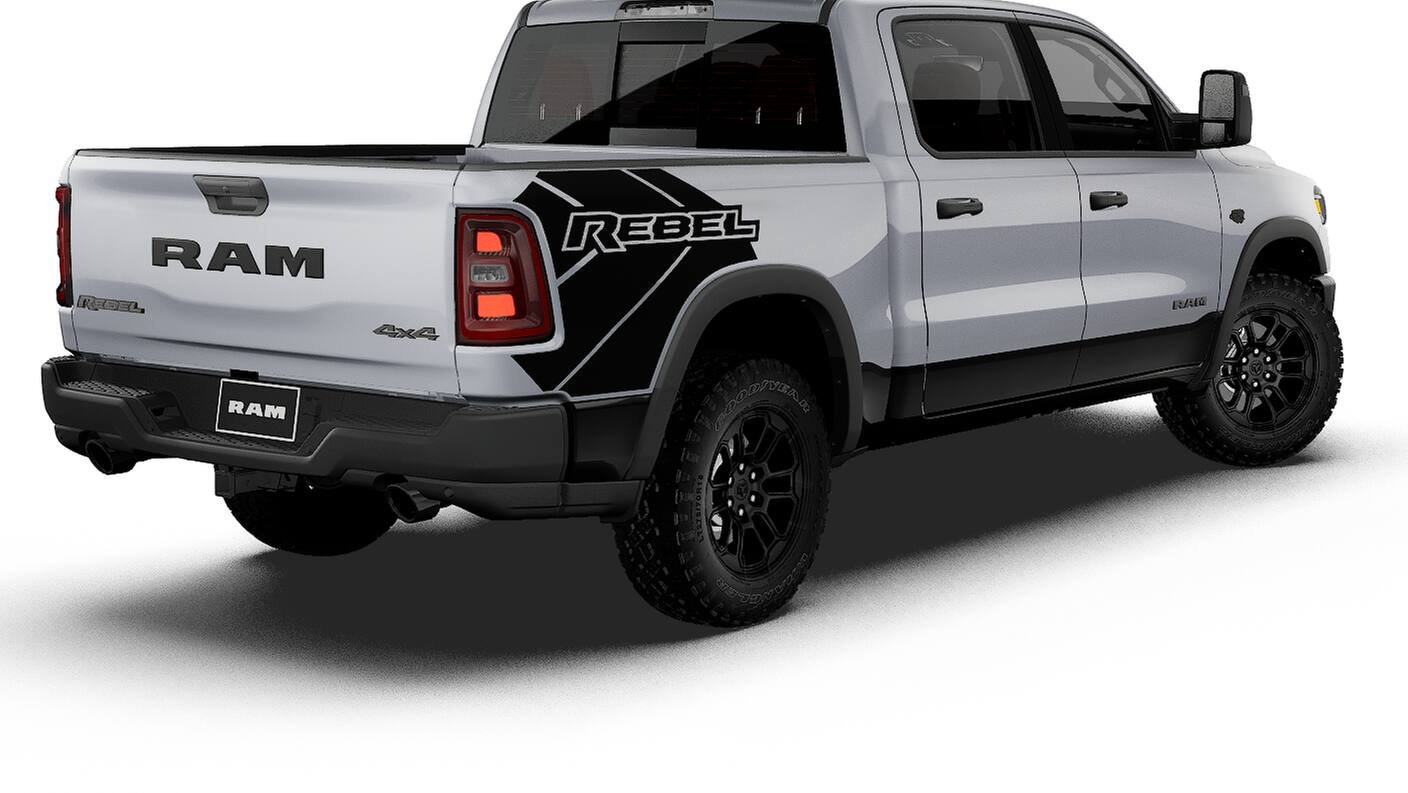 New 2027 Silver Zynith Exterior Paint RAM REBEL image 2