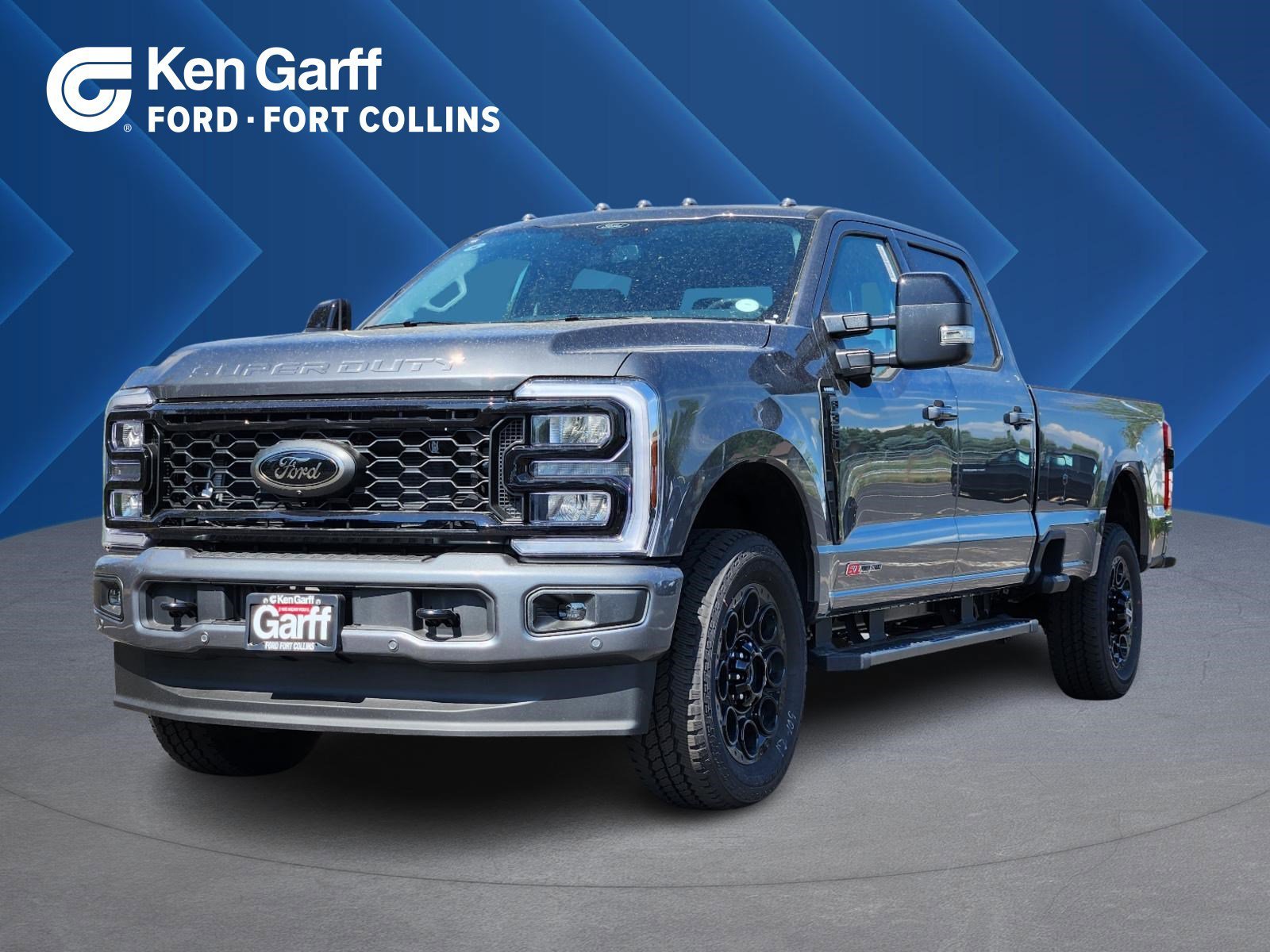 New 2026 Carbonized Gray Metallic Ford LARIAT image 1