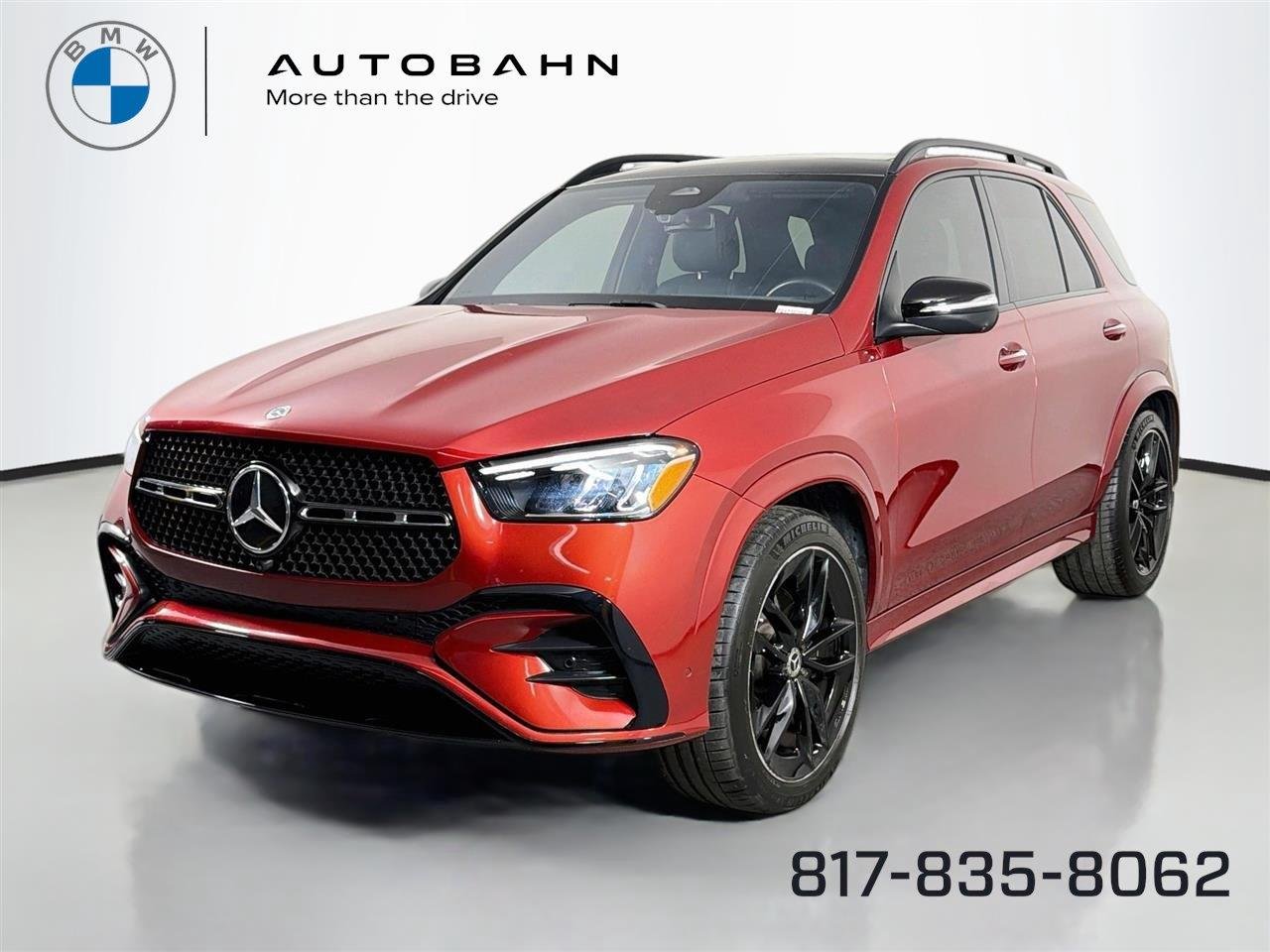 Used 2025 MANUFAKTUR Cardinal Red Metallic Mercedes-Benz GLE 580 image 1