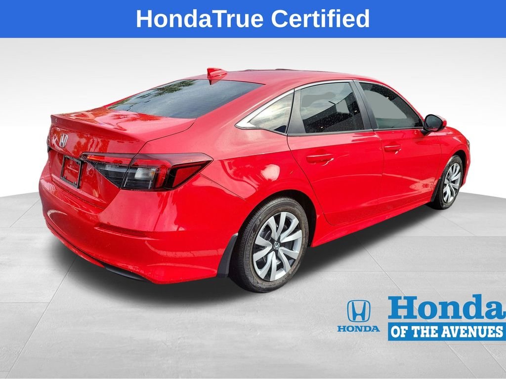 Certified Used 2025 Rallye Red Honda 4D LX image 5