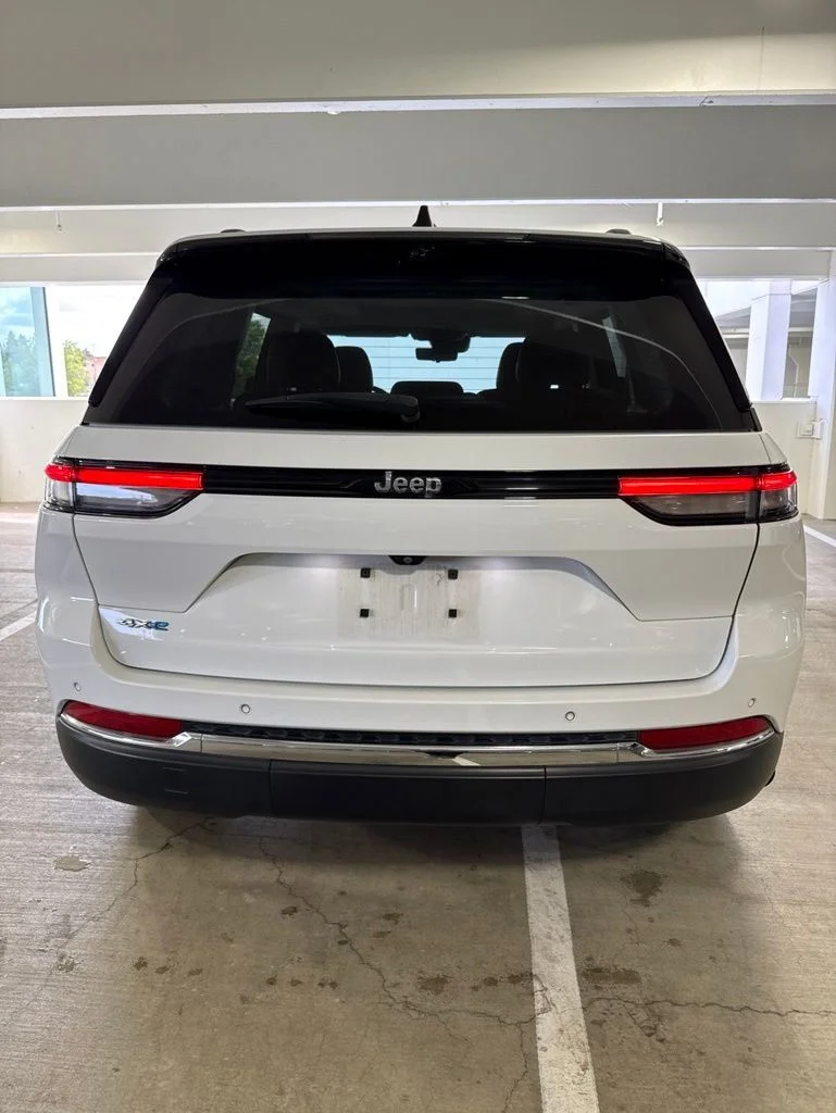 Used 2022 Bright White Clearcoat Jeep 4xe image 6