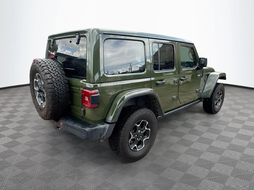 Used 2022 Green Jeep Unlimited Rubicon 4xe image 6