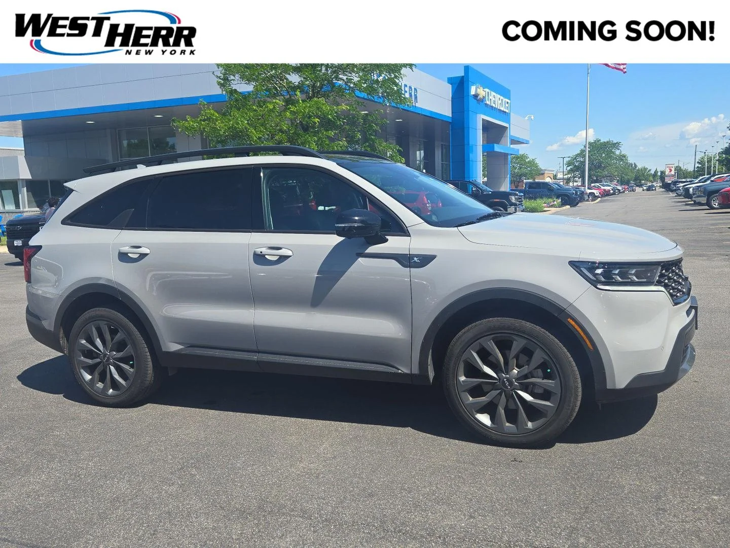 Used 2023 Wolf Gray Kia X-Line SX Prestige image 1