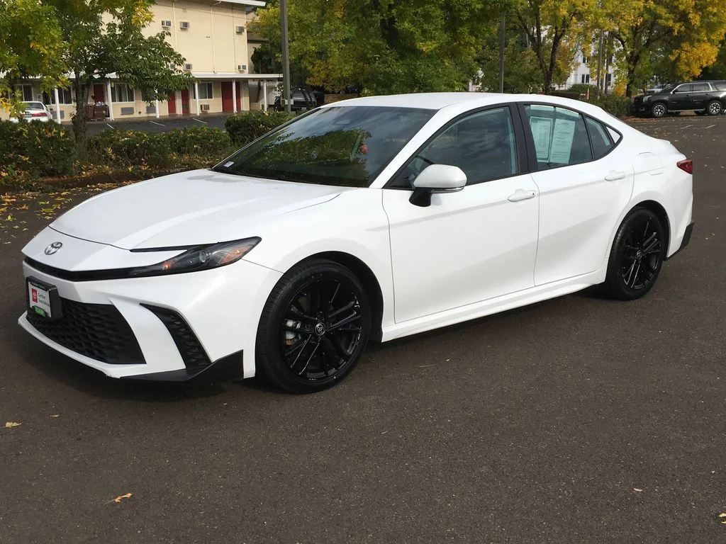 Certified Used 2025 White Toyota SE image 12