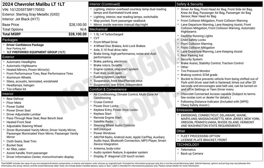 Used 2024 Gray Chevrolet LT image 17