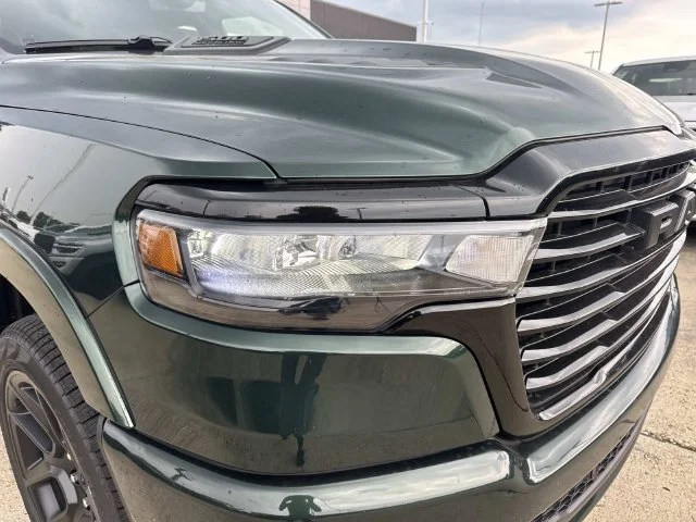 New 2026 Serrano-Green Metallic Exterior Paint RAM Laramie image 2
