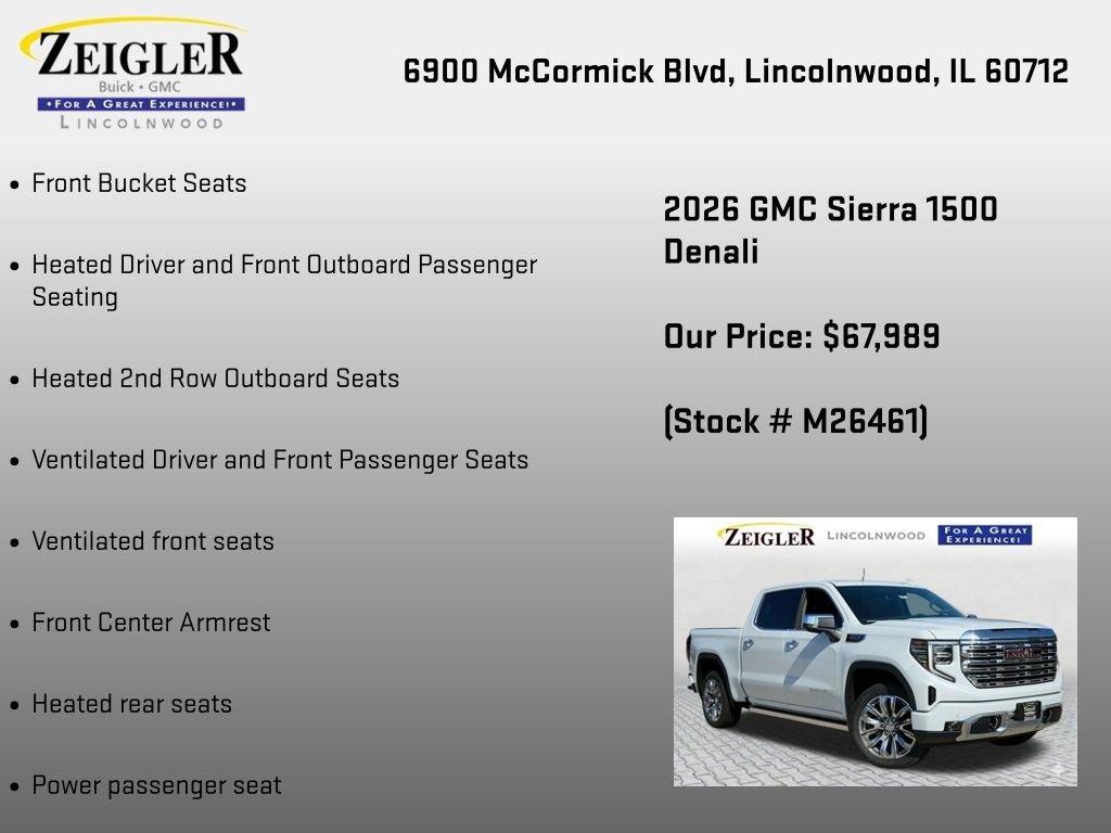 New 2026 Glacier White Tricoat GMC Denali image 30