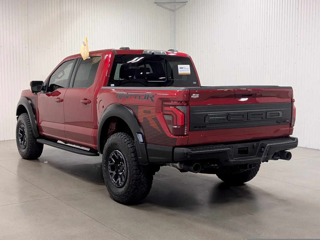 Certified Used 2025 Rapid Red Metallic Tinted Clearcoat Ford Raptor R image 32