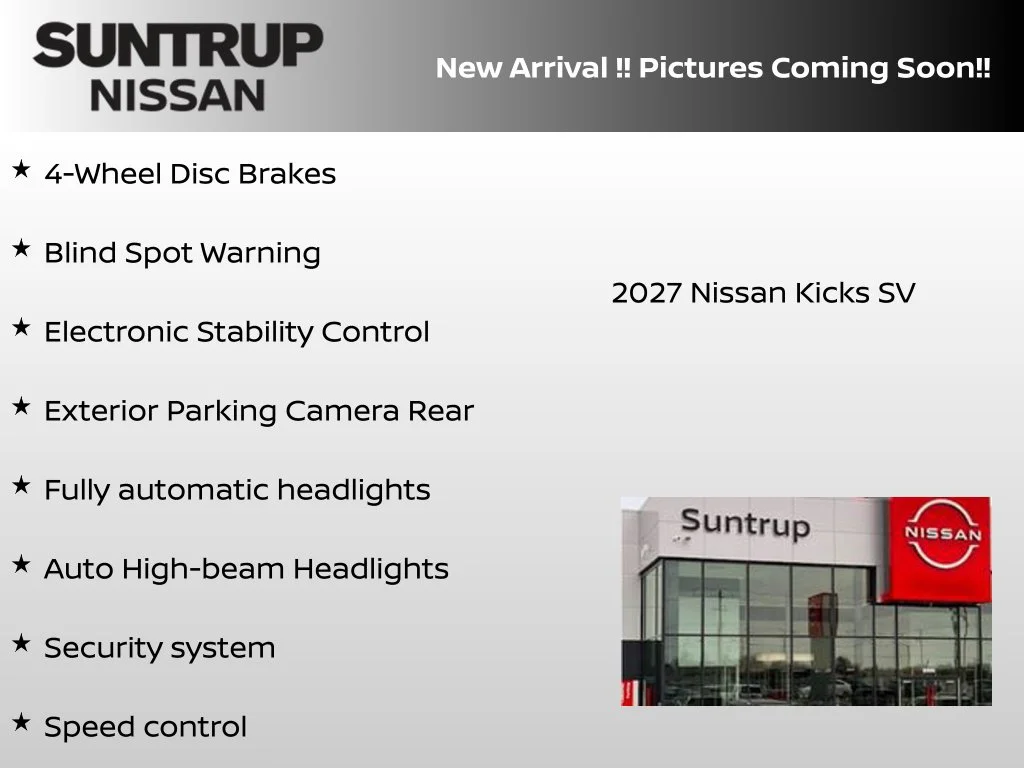 New 2027 White Nissan SV image 5