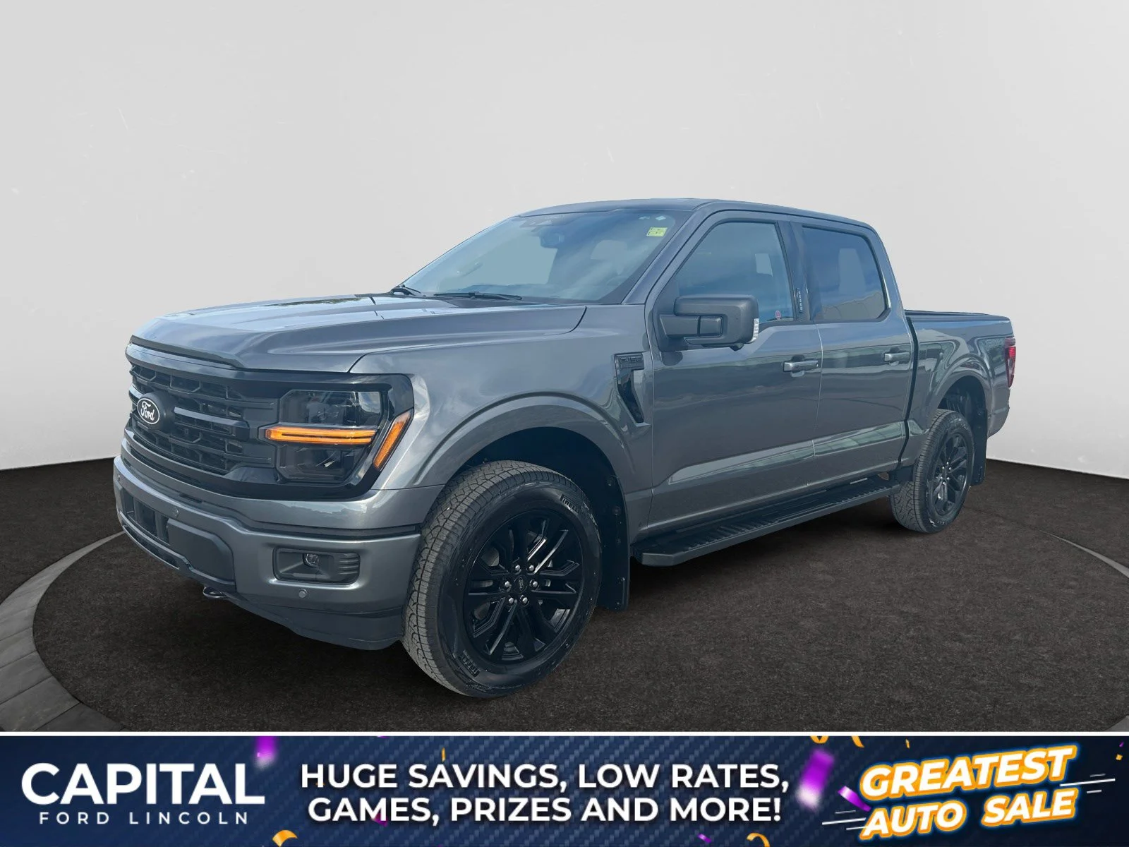 New 2026 Carbonized Grey Metallic Ford XLT image 1