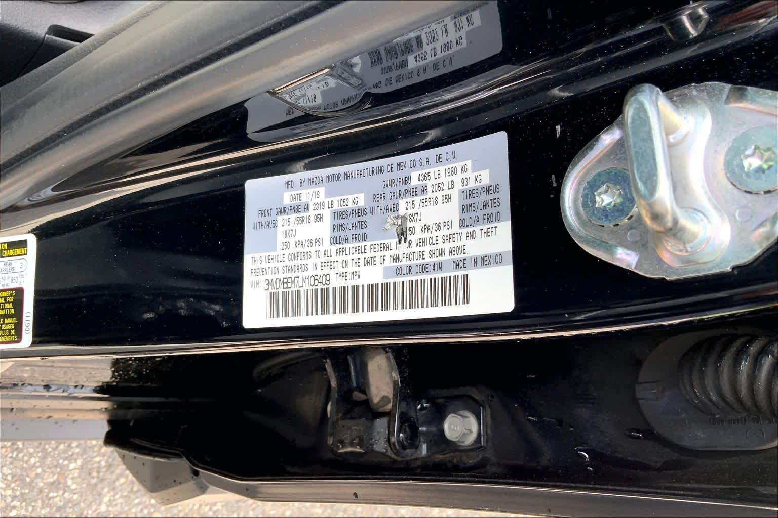 Used 2020 Jet Black Mica Mazda Premium Package image 32