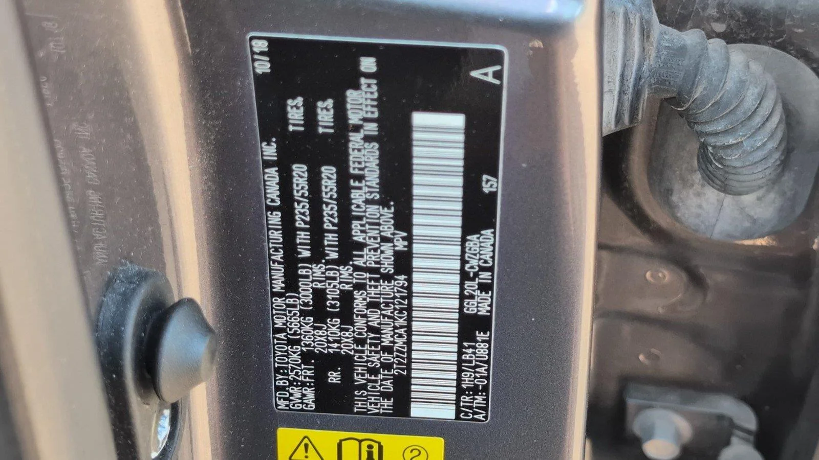 Used 2019 Nebula Gray Pearl Lexus F Sport image 15
