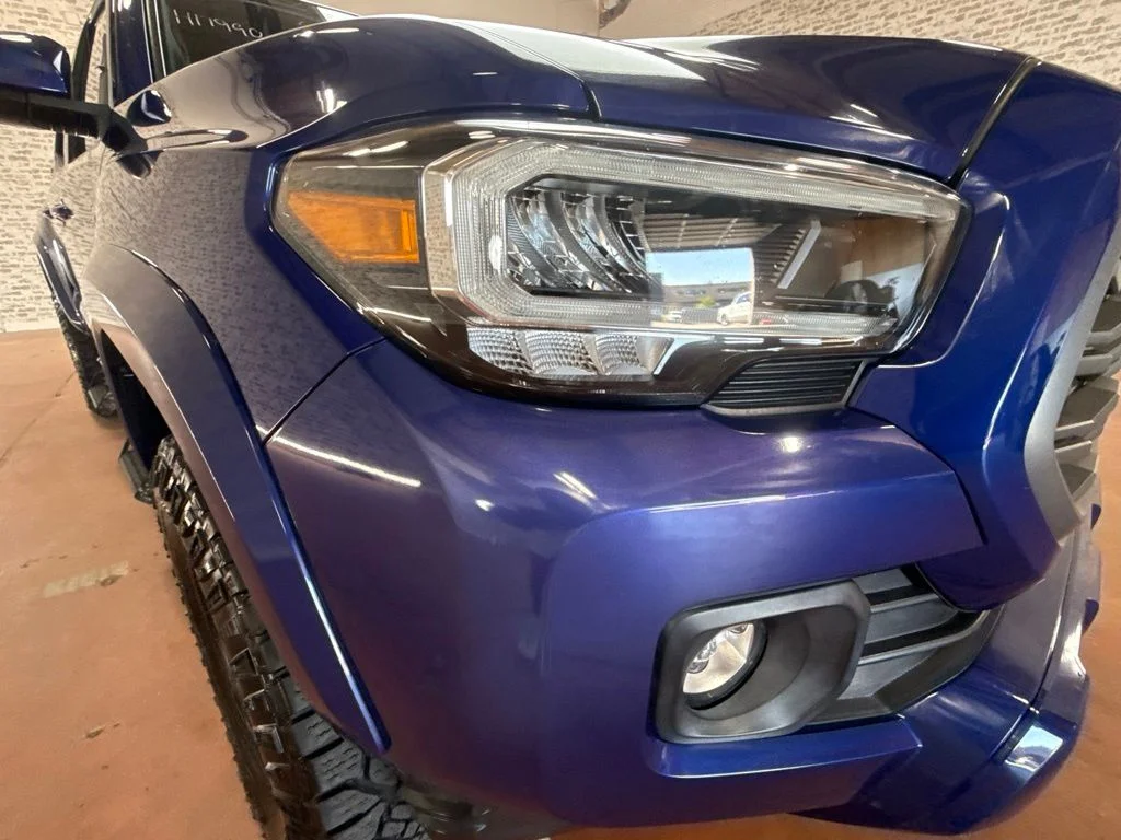 Used 2022 Blue Crush Metallic Toyota TRD Sport image 9