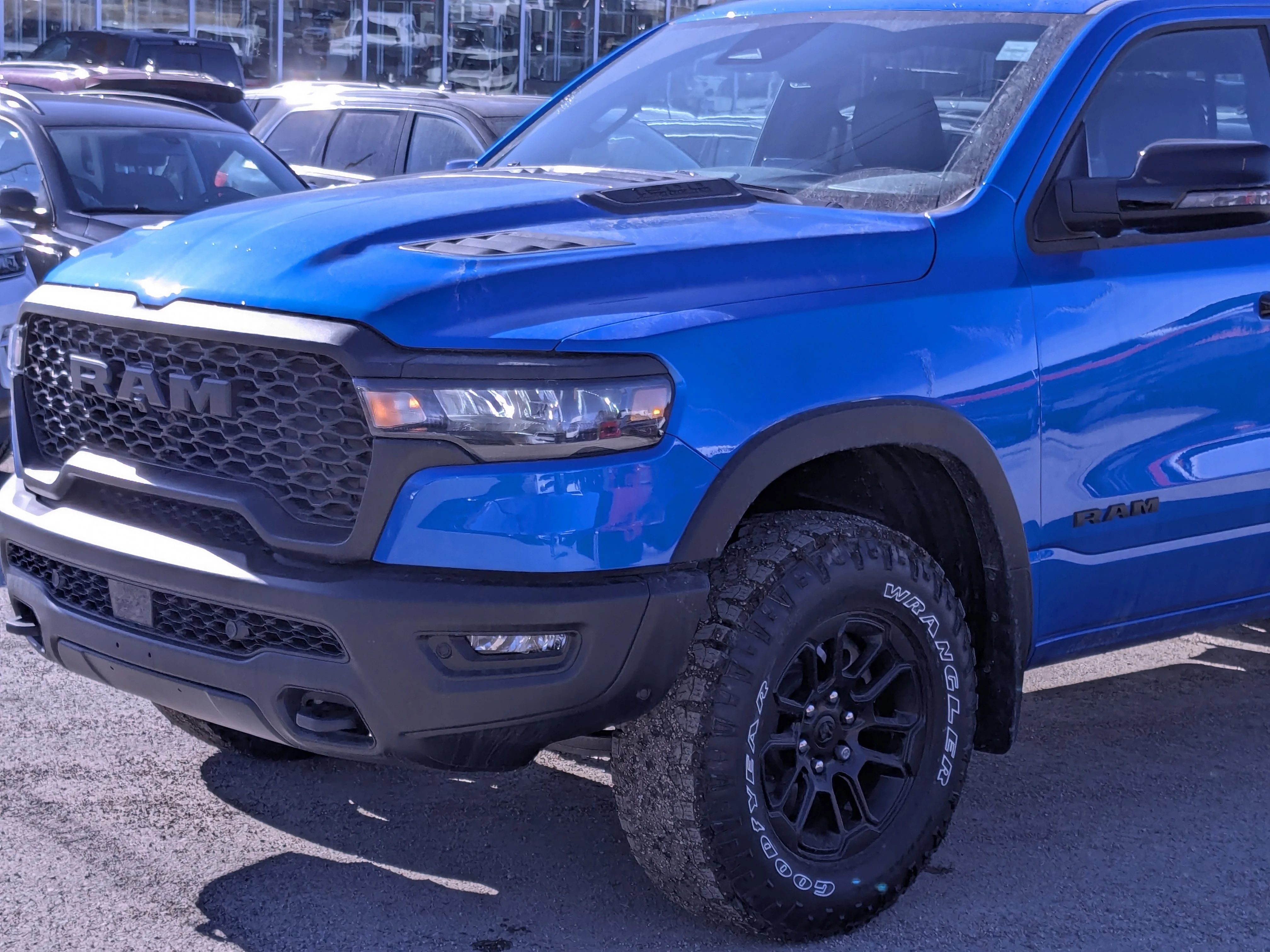 New 2026 Blue RAM Rebel - - Rebel Level 2 Equip Grp - Dual?Pane Panoramic Sunroof - Luxury Leather?Faced Seats - 3.0L image 10