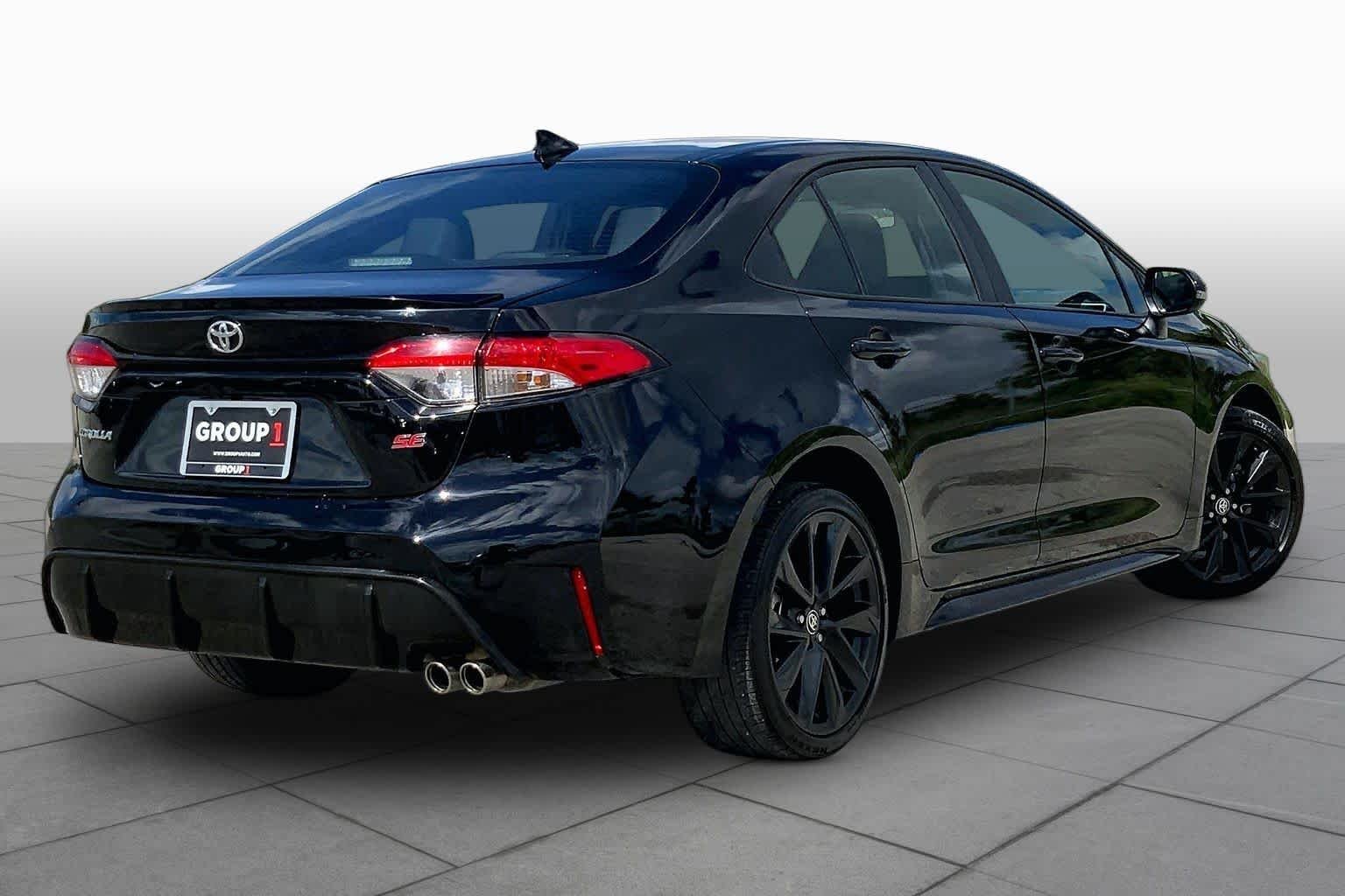 Used 2025 Midnight Black Metallic Toyota SE image 13