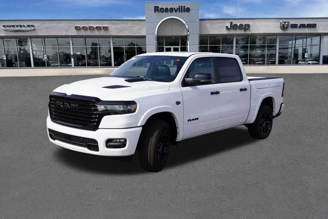 New 2027 Bright White Clear-Coat Exterior Paint RAM Laramie image 7