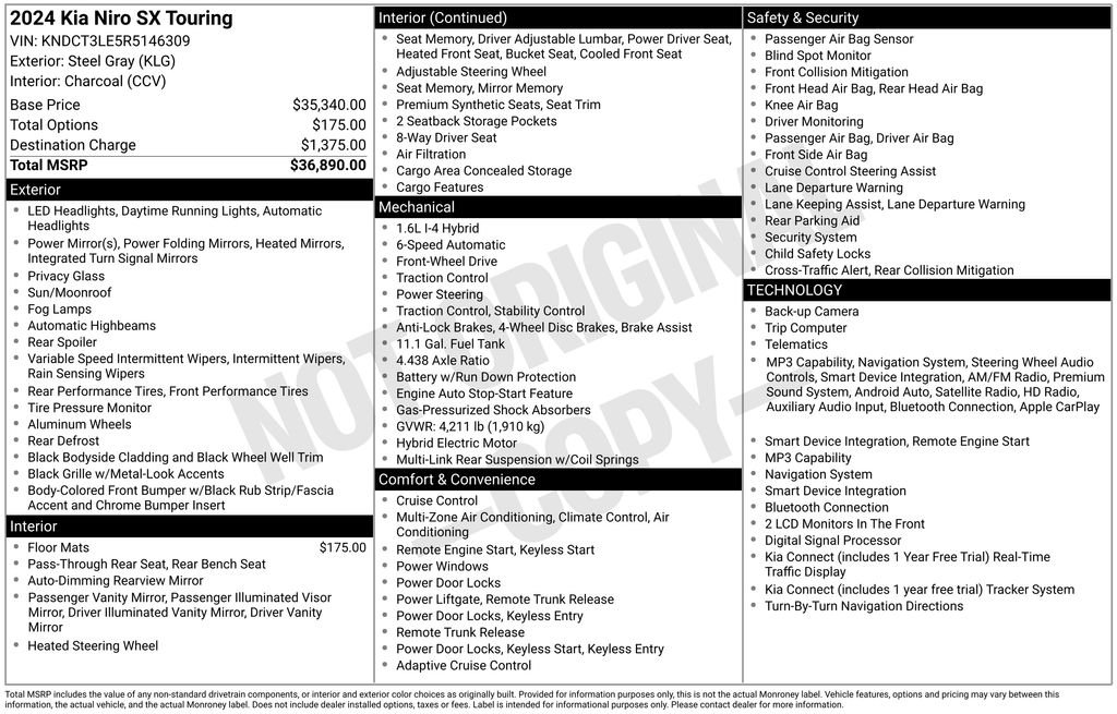 Used 2024 Gray Kia SX Touring image 7