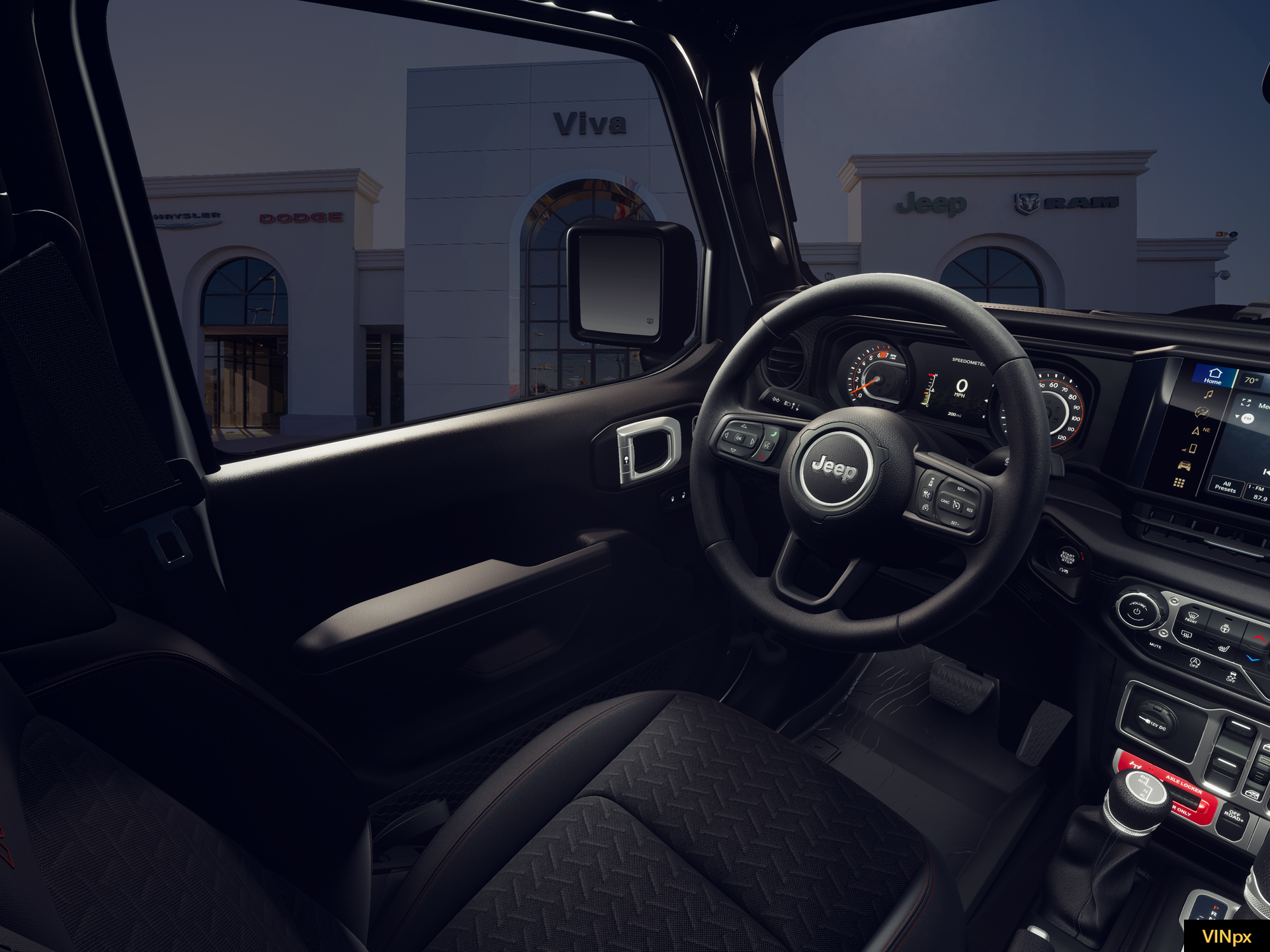 New 2026 Bright White Clear-Coat Exterior Paint Jeep Mojave image 21