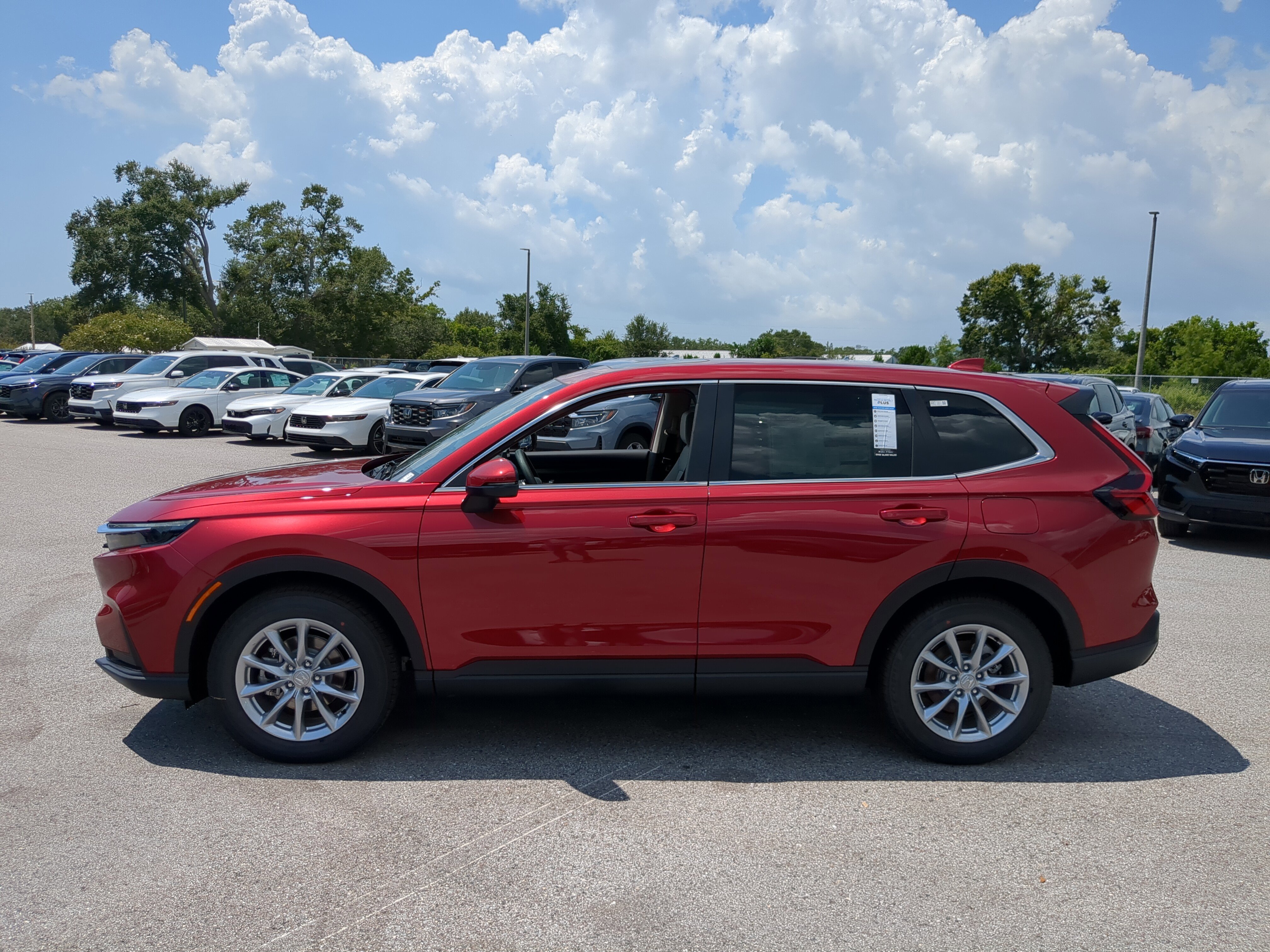 New 2026 Radiant Red Metallic Honda EX image 8