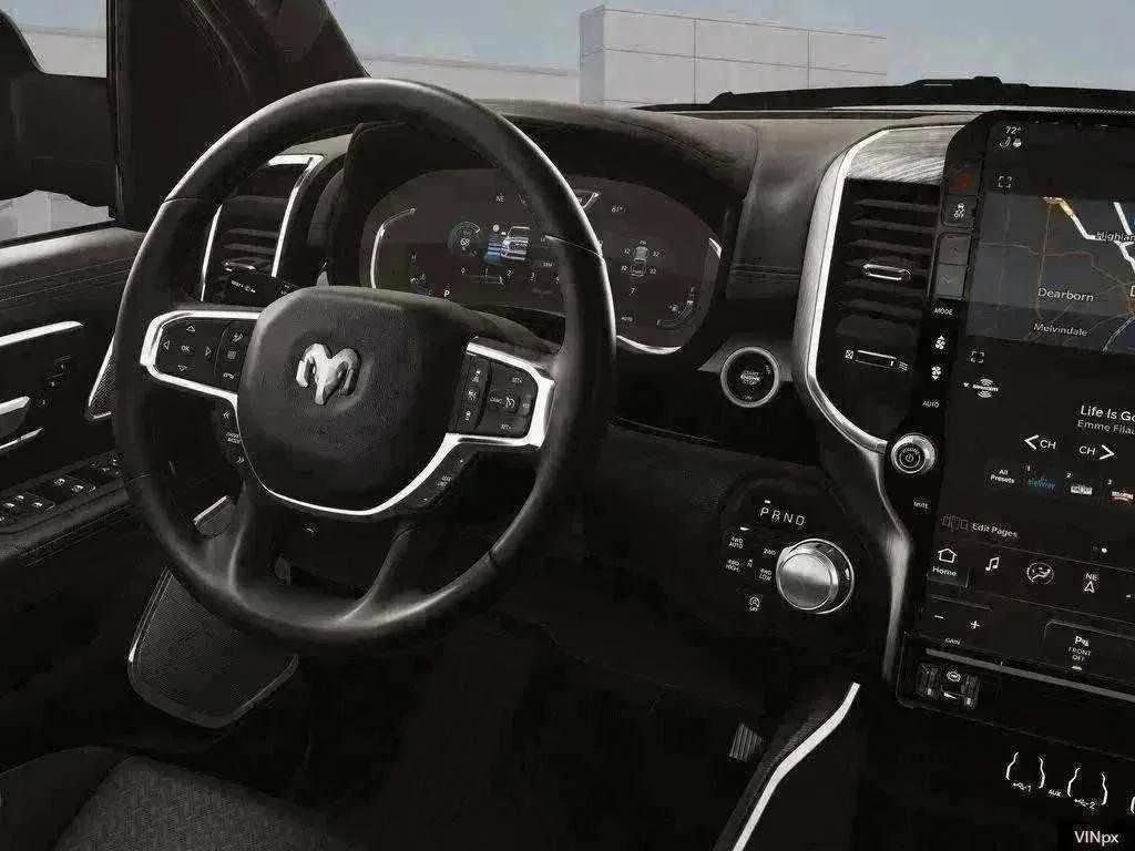 New 2026 Granite Crystal Metallic Clear-Coat Exterior Paint RAM Laramie image 17