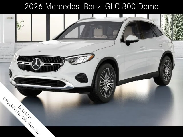 Certified Used 2026 Polar White Mercedes-Benz GLC 300 image 1