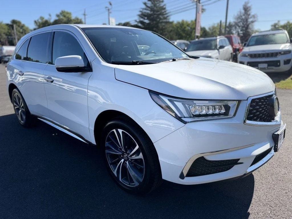 Used 2020 Platinum White Pearl Acura SH-AWD 7-Passenger w/Technology Pkg image 2