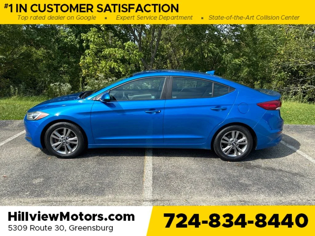 Used 2018 Hyundai Elantra SEL with VIN KMHD84LF9JU466677 for sale in Greensburg, PA