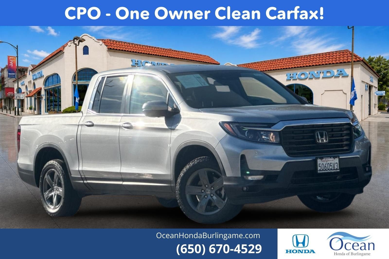 Used 2023 Lunar Silver Metallic Honda RTL image 1