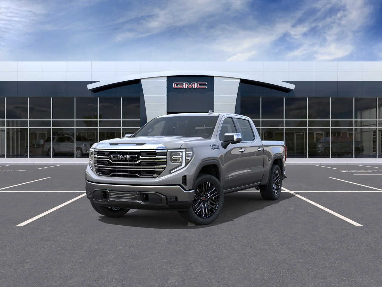 New 2026 Sterling Metallic GMC SLT image 8
