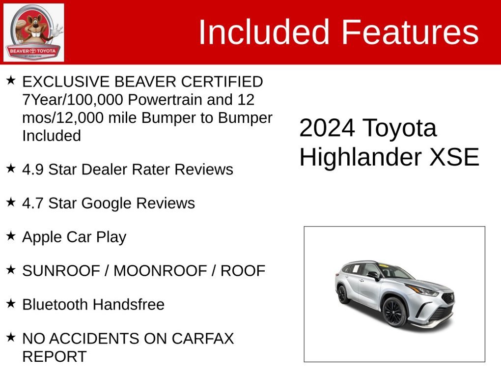 Used 2024 Silver Toyota XSE image 4