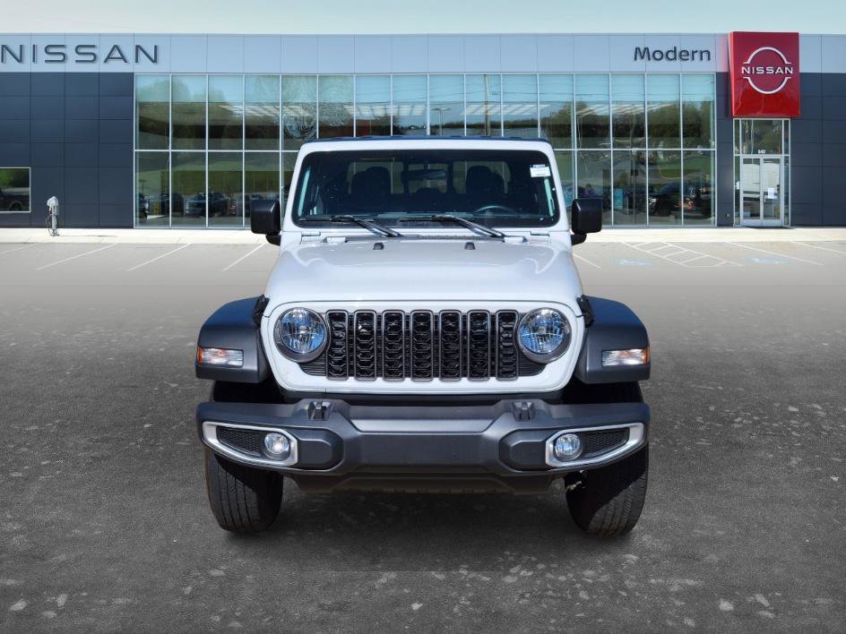 Used 2024 Bright White Clearcoat Jeep Sport image 2