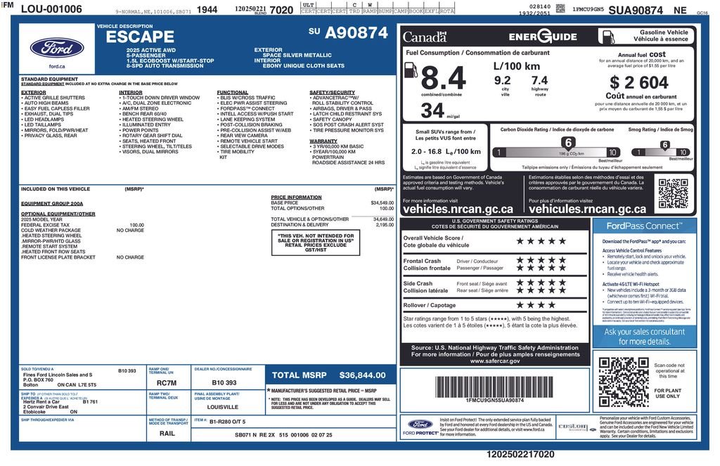 Used 2025 Red Ford Active image 35