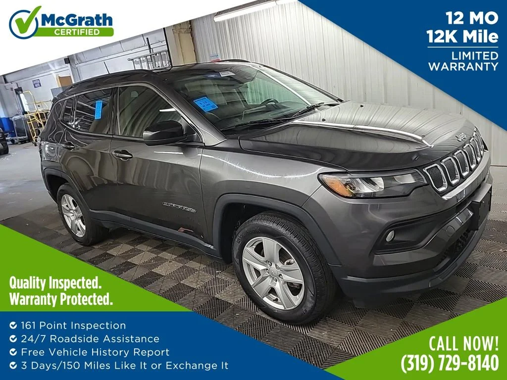 Used 2022 Gray Jeep Latitude image 1