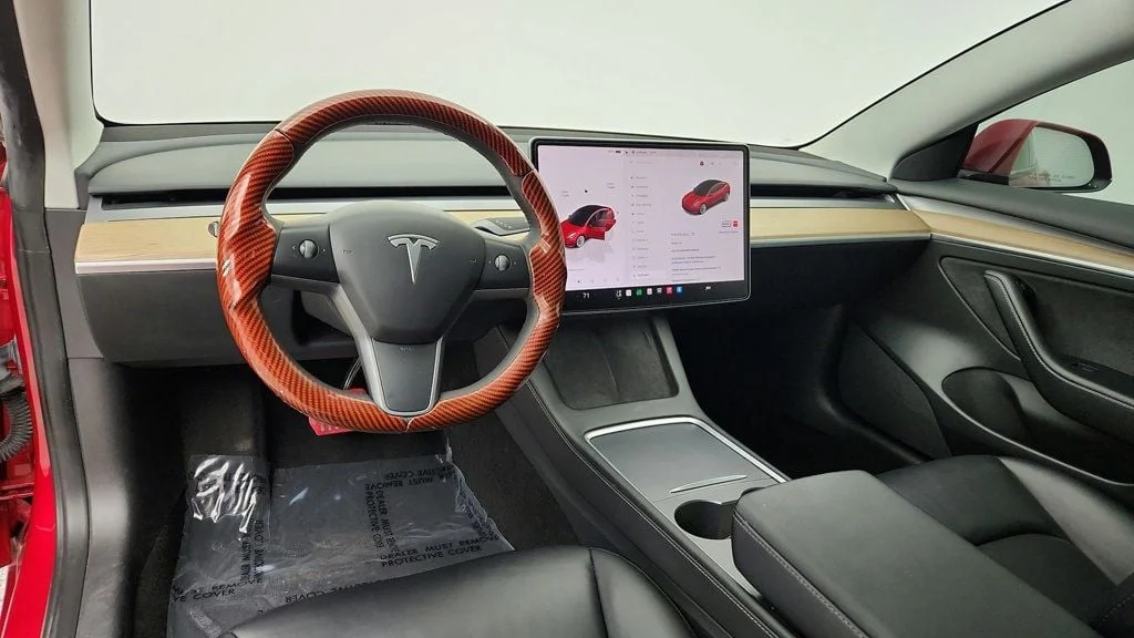 Used 2023 Red Multi-Coat Tesla RWD w/ 19