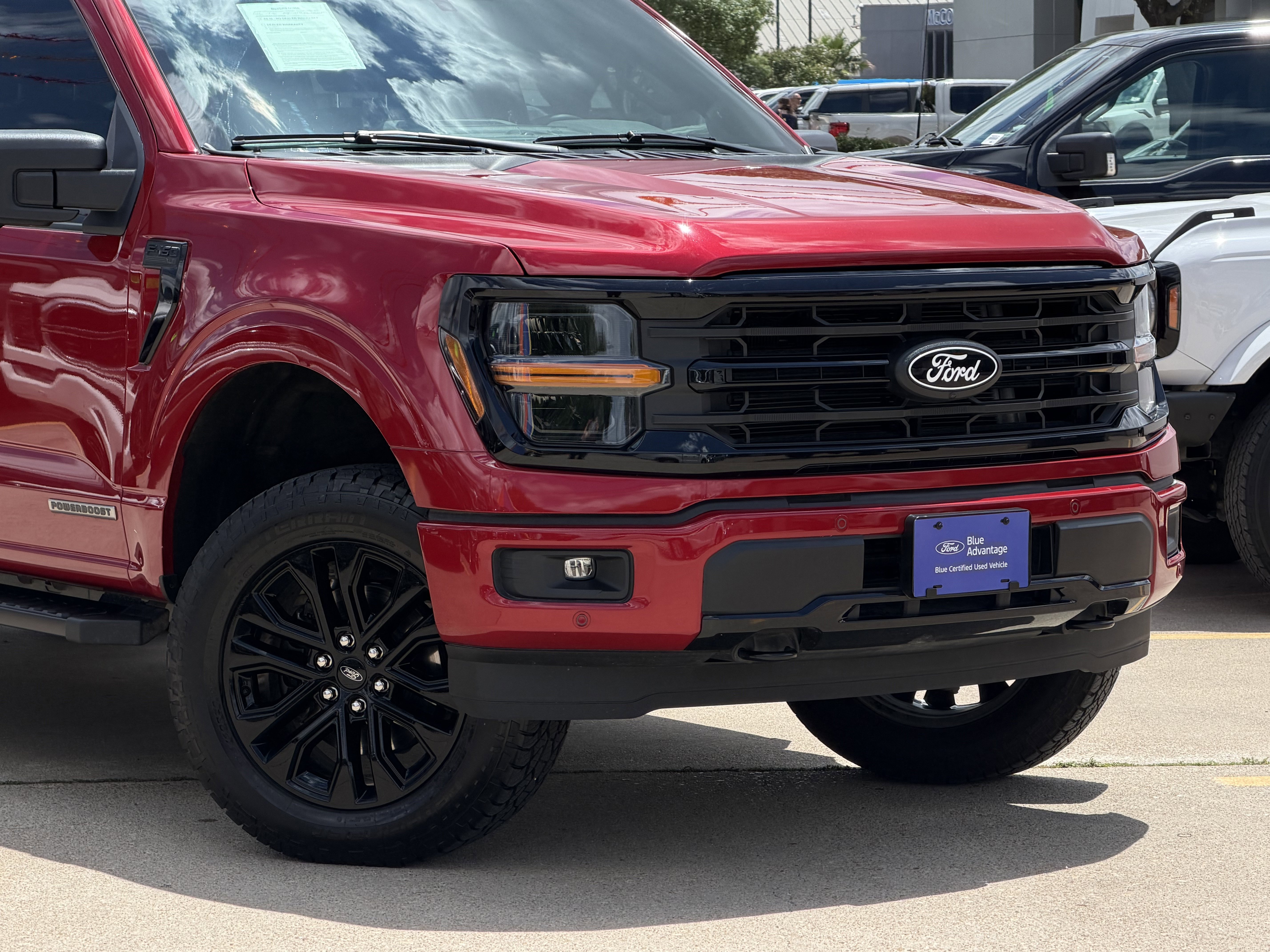 Used 2024 Rapid Red Metallic Tinted Clearcoat Ford XLT image 2